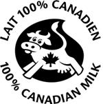Lait 100% Canadien/100% Canadian Milk (and design)