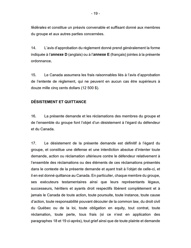 Wenham Settlement Agreement (French)_19
